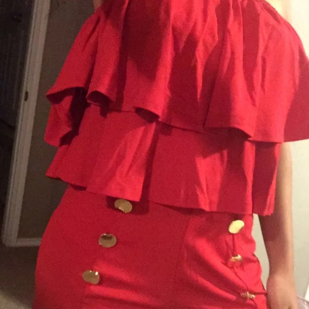 Please buy . Red romper